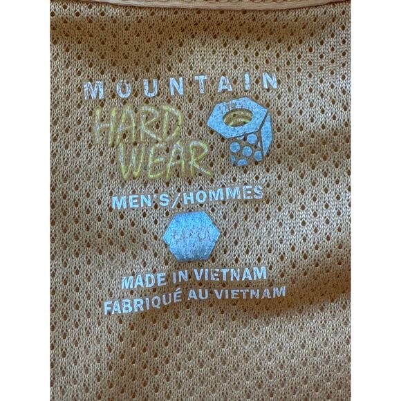 Mountain Hardware Long sleeve, button down, shirt, size LG; Orange, Vintage - Picture 3 of 12